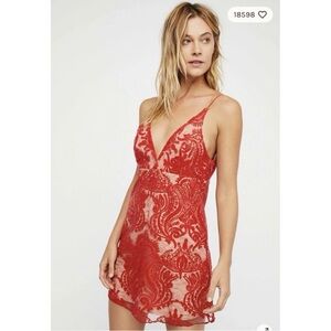 Free People | Dresses | Free People Jesss Lace Mini Dress | Poshmark